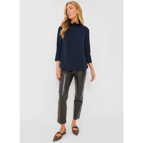 Tuckernuck Navy Faye Blouse NWT size XL - Picture 6 of 8